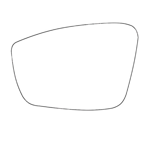 APEC Replacement Stick-On Standard Vehicle Mirror Glass LHS