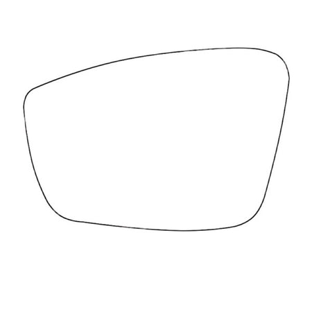 APEC Replacement Stick-On Standard Vehicle Mirror Glass LHS