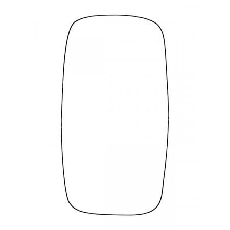 APEC Replacement Stick-On Commercial Vehicle Mirror Glass LHS