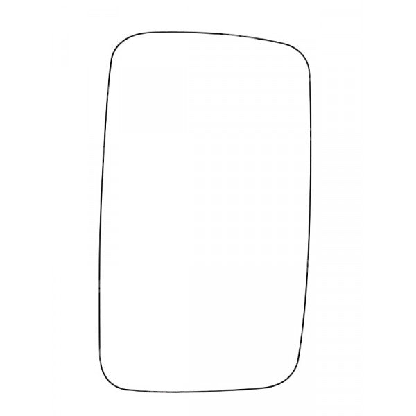 APEC Replacement Stick-On Commercial Vehicle Mirror Glass LHS