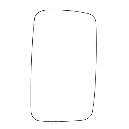 APEC Replacement Stick-On Commercial Vehicle Mirror Glass LHS