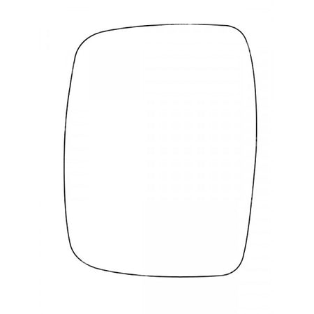 APEC Replacement Stick-On Commercial Vehicle Mirror Glass LHS
