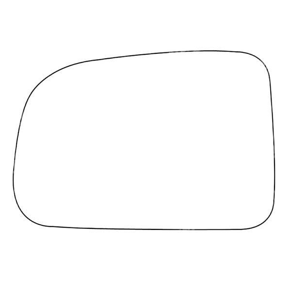 APEC Replacement Stick-On Standard Vehicle Mirror Glass LHS