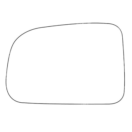 APEC Replacement Stick-On Standard Vehicle Mirror Glass LHS
