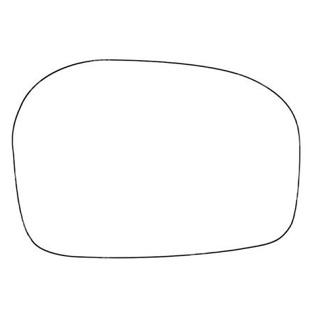 APEC Replacement Stick-On Standard Vehicle Mirror Glass LHS