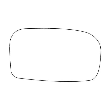 APEC Replacement Stick-On Standard Vehicle Mirror Glass RHS