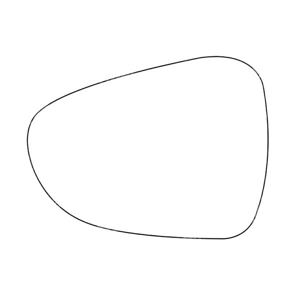 APEC Replacement Stick-On Standard Vehicle Mirror Glass LHS