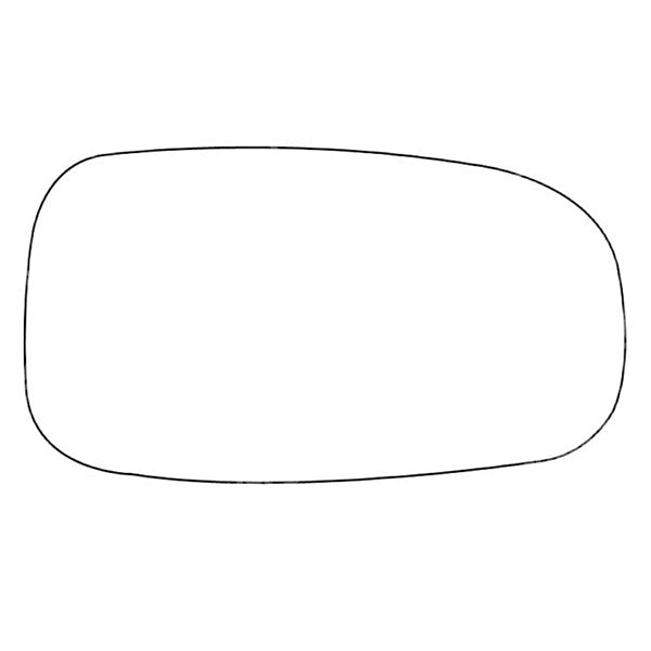 APEC Replacement Stick-On Standard Vehicle Mirror Glass RHS