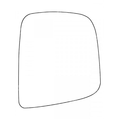 APEC Replacement Stick-On Commercial Vehicle Mirror Glass RHS