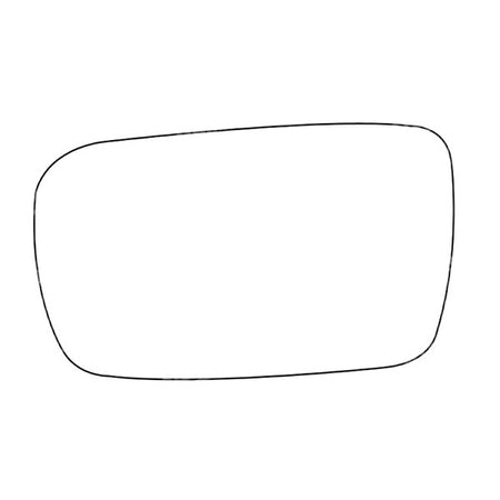 APEC Replacement Stick-On Standard Vehicle Mirror Glass LHS