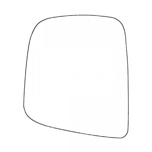 APEC Replacement Stick-On Commercial Vehicle Mirror Glass LHS