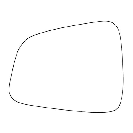 APEC Replacement Stick-On Standard Vehicle Mirror Glass LHS