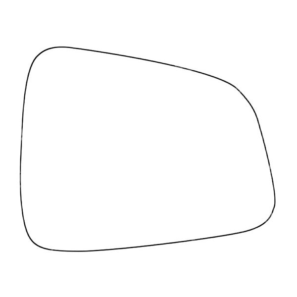 APEC Replacement Stick-On Standard Vehicle Mirror Glass RHS