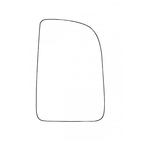 APEC Replacement Stick-On Commercial Vehicle Mirror Glass RHS