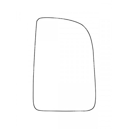 APEC Replacement Stick-On Commercial Vehicle Mirror Glass RHS