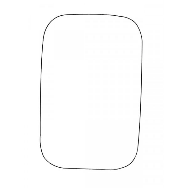 APEC Replacement Stick-On Commercial Vehicle Mirror Glass LHS