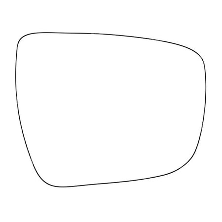 APEC Replacement Stick-On Standard Vehicle Mirror Glass RHS