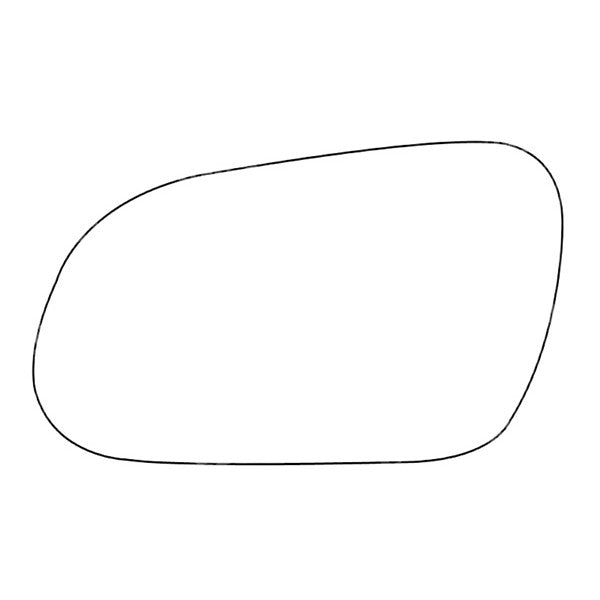 APEC Replacement Stick-On Standard Vehicle Mirror Glass LHS