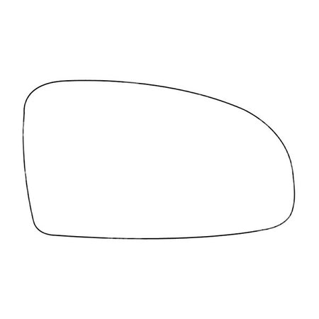 APEC Replacement Stick-On Standard Vehicle Mirror Glass RHS