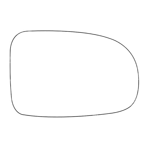 APEC Replacement Stick-On Standard Vehicle Mirror Glass RHS