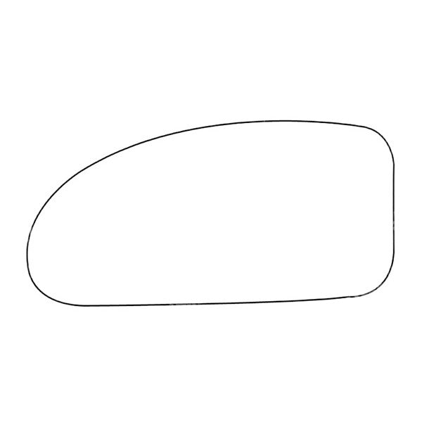 APEC Replacement Stick-On Standard Vehicle Mirror Glass LHS