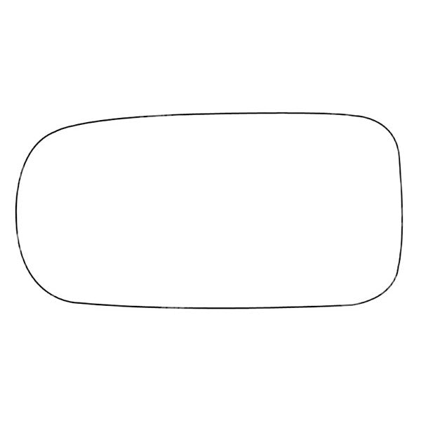 APEC Replacement Stick-On Standard Vehicle Mirror Glass LHS