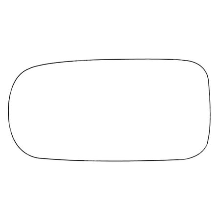 APEC Replacement Stick-On Standard Vehicle Mirror Glass LHS