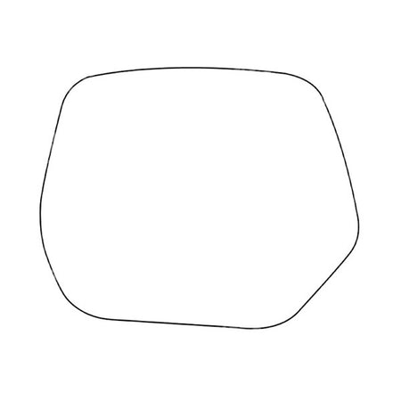 APEC Replacement Stick-On Standard Vehicle Mirror Glass LHS