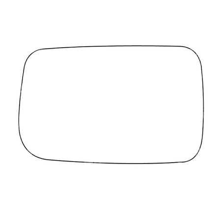 APEC Replacement Stick-On Anti-Dazzle Vehicle Mirror Glass RHS
