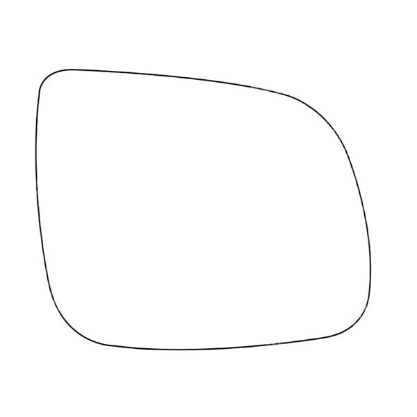 APEC Replacement Stick-On Standard Vehicle Mirror Glass RHS