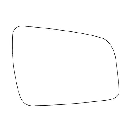 APEC Replacement Stick-On Wide Angle Vehicle Mirror Glass RHS