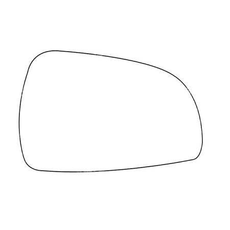 APEC Replacement Stick-On Wide Angle Vehicle Mirror Glass RHS