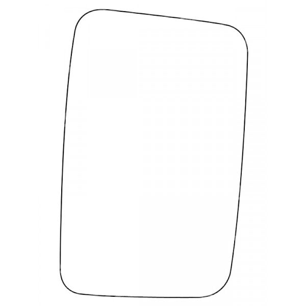 APEC Replacement Stick-On Commercial Vehicle Mirror Glass LHS