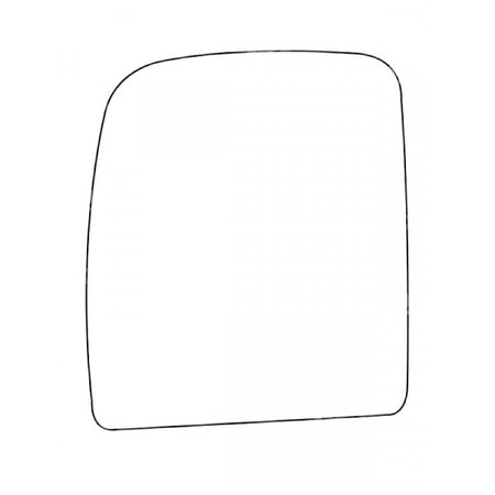 APEC Replacement Stick-On Commercial Vehicle Mirror Glass LHS