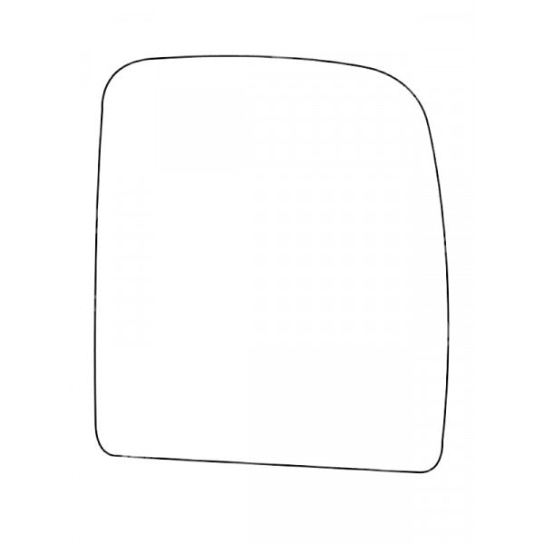 APEC Replacement Stick-On Commercial Vehicle Mirror Glass RHS