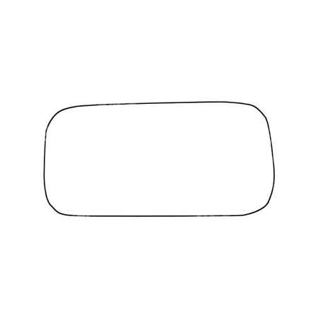APEC Replacement Stick-On Commercial Vehicle Mirror Glass RHS