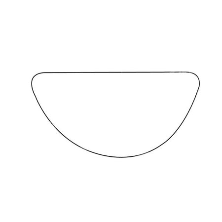 APEC Replacement Stick-On Wide Angle Vehicle Mirror Glass LHS