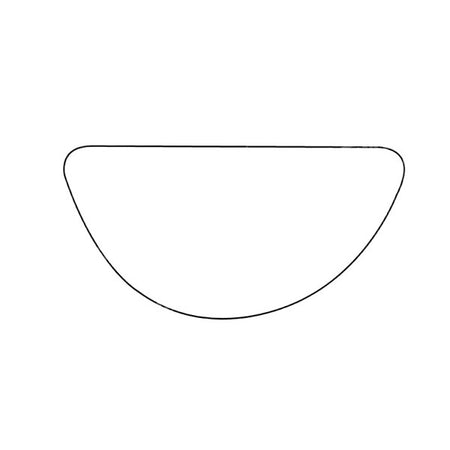APEC Replacement Stick-On Wide Angle Vehicle Mirror Glass RHS