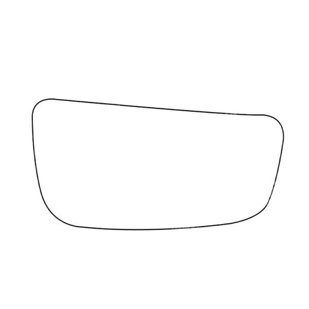 APEC Replacement Stick-On Wide Angle Vehicle Mirror Glass RHS