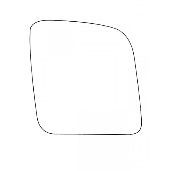 APEC Replacement Stick-On Commercial Vehicle Mirror Glass RHS