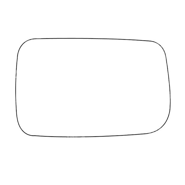 APEC Replacement Stick-On Wide Angle Vehicle Mirror Glass LHS