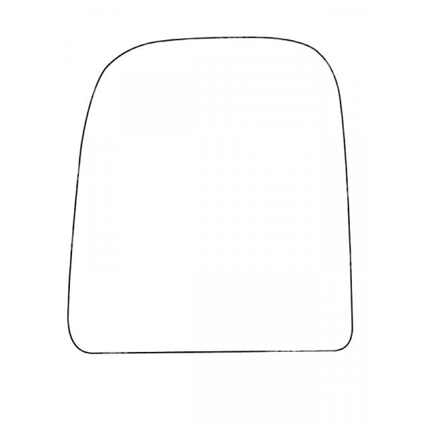 APEC Replacement Stick-On Commercial Vehicle Mirror Glass LHS