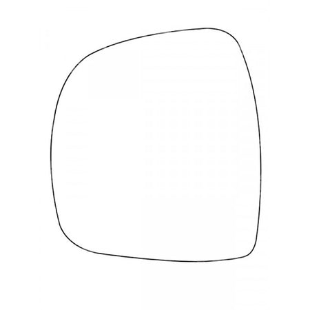 APEC Replacement Stick-On Commercial Vehicle Mirror Glass LHS