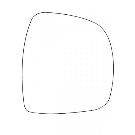 APEC Replacement Stick-On Commercial Vehicle Mirror Glass RHS