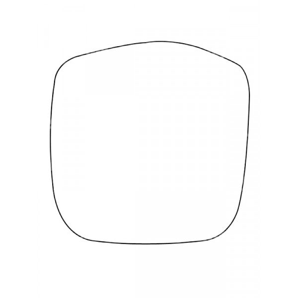 APEC Replacement Stick-On Commercial Vehicle Mirror Glass LHS