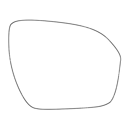 APEC Replacement Stick-On Standard Vehicle Mirror Glass RHS