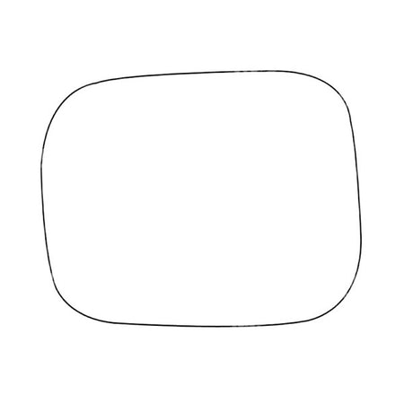 APEC Replacement Stick-On Standard Vehicle Mirror Glass LHS
