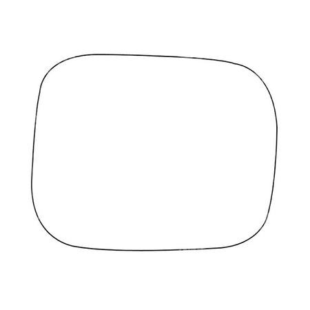 APEC Replacement Stick-On Standard Vehicle Mirror Glass RHS