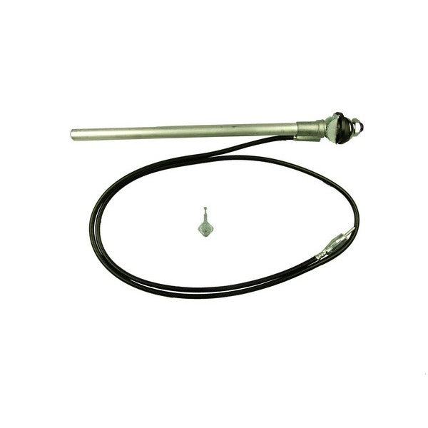 Aerial - Small Head Wing Mount - AM/FM - Chrome