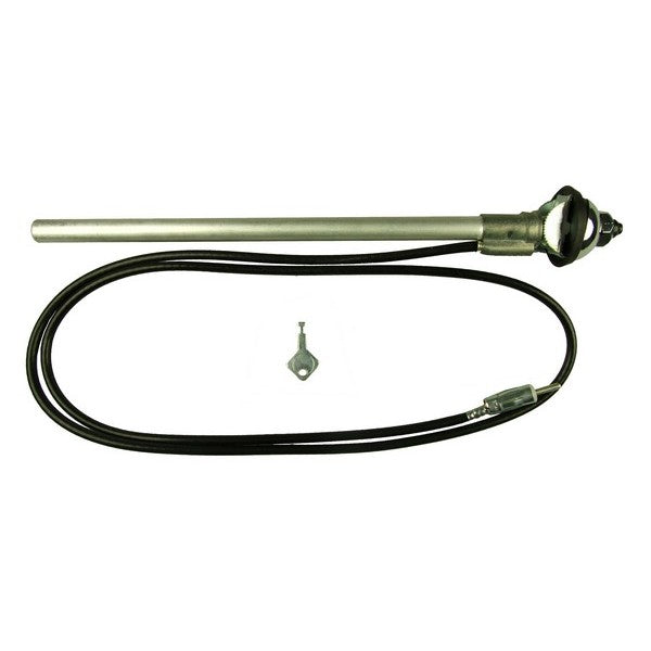 Aerial - Large Head Wing Mount - AM/FM - Chrome